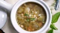 Spicy Cabbage, White Bean, and Sausage Soup