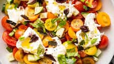 Spicy Cherry Tomato and Cucumber Salad with Basil