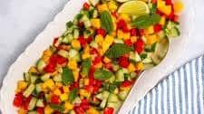 Spicy Cucumber Mango Salad