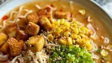 Spicy Miso Ramen with Crispy Tofu