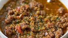 Spicy Sausage Lentil Soup Recipe