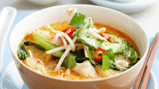 Spicy coconut fish soup