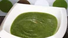 Spinach-Leek Cream Soup