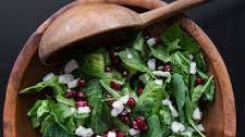 Spinach Pomegranate Feta Salad