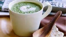 Spinach and coconut soup