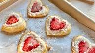 Strawberry Cheesecake Danish Hearts