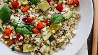 Summer Corn and Barley Salad