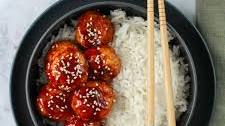 Sweet and Spicy Asian Meatballs