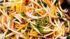 Sweet and Tangy Green Thai Mango Salad