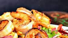 Thai Shrimp Salad with Peanut Dressing