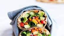 The Ultimate Fresh Veggie Wrap