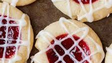 Thumbprint Cookies {Raspberry Almond Shortbread}