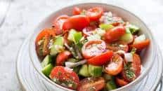 Tomato Cucumber Feta Salad
