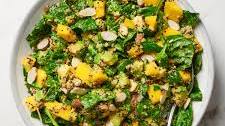 Tropical Quinoa Salad with Creamy Mango Dressing