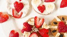 Valentine Breakfast Pizzas