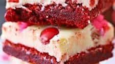 Valentine Red Velvet Brownies