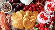 Valentine’s Day Breakfast Board