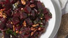 Vegan Beetroot Salad with Walnuts