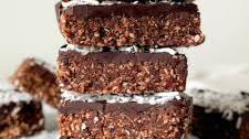 Vegan Chocolate Coconut Date Bars [GF, Oil-Free]