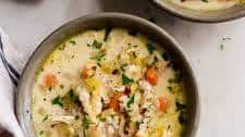 Winter Lemon Chicken Barley Soup