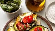 10-minute Caprese Stuffed Avocados