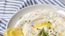 2 Minute Greek Dill Yogurt Sauce