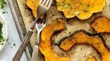 25-Minute Honey Roasted Acorn Squash Slices