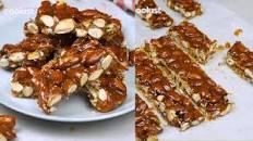 3-Ingredient Almond Crunchy Bars Recipe
