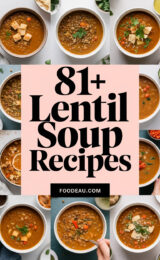 81+ Favorite Lentil Soup Recipes to Warm Your Heart and Nourish Your Soul! 81-lentil-soup-recipes-ccccc-99247