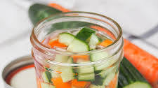 Acar timun (Indonesian pickled cucumber)