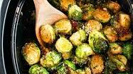 Air Fryer Garlic Parmesan Brussels Sprouts