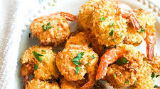 Air Fryer Spicy Coconut Shrimp | Keto, Low- Carb