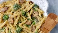 Alfredo Bake with Broccoli and Sausage