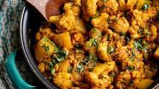 Aloo Gobi (Indian Spiced Potatoes and Cauliflower)