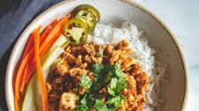 Asian Ground Turkey and Rice Bowls Recipe