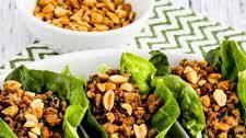 Asian Lettuce Cups with Spicy Ground Turkey