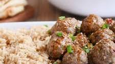 Asian-Style Meatballs with Sweet Chili Sauce