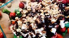 Asparagus Salad with Feta, Tomatoes, Walnuts, and Balsamic Dressing