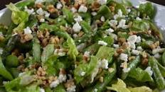 Asparagus Salad with Feta, Walnuts and Mint Vinaigrette
