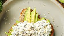 Avocado Cottage Cheese Toast
