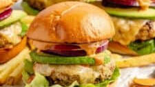 Avocado Turkey Burgers with Chipotle Aioli