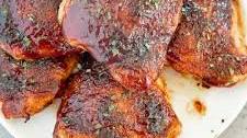 BBQ Baked Chicken Thighs