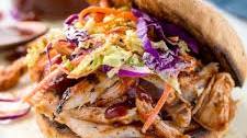 BBQ Chicken Sandwiches with Coleslaw