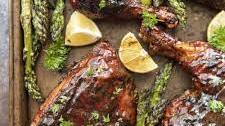 BBQ Grilled Chicken Leg Quarters