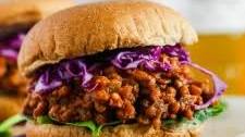 BBQ Lentil Sloppy Joes