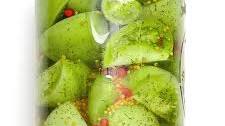 BEST Quick Pickled Green Tomatoes Recipe