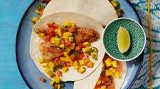 Baja Basa Tacos With Mango Salsa