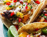 Baja Fish Tacos with Mango Salsa