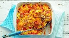 Baked 4-Cheese Ravioli in Marinara Sauce