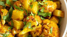 Baked Aloo Gobi Vegan Recipe (Indian Spiced Potato Cauliflower)